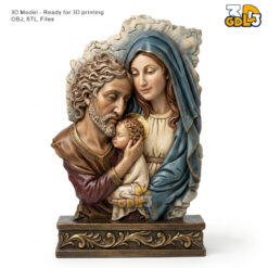 Holy Family Relief 3D Print Model