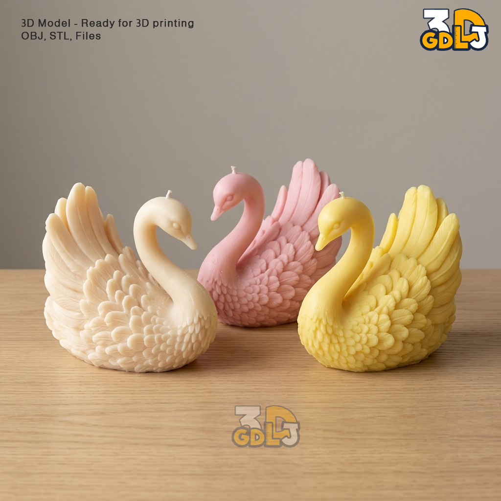 Swan 3D printing model - Image 2