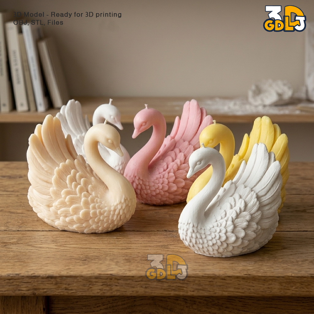 Swan 3D printing model - Image 7