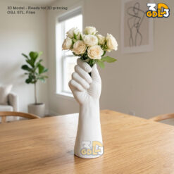 Alternative view of Hand Vase Home Decor – 3D Print STL Model