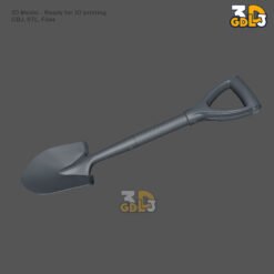 Alternative view of Classic Shovel 3D Printable
