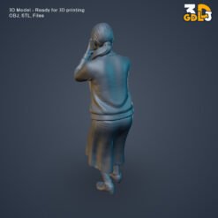 Scale Female Photographer Diorama Figurine - STL File - Image 7