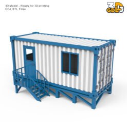 Shipping Container Office 3D Print Model - Image 3