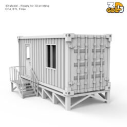 Shipping Container Office 3D Print Model - Image 7