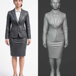 Woman Scale Figure - 3D Printable - Image 3