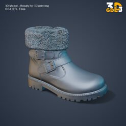 Alternative view of Winter Boots 3D Print File