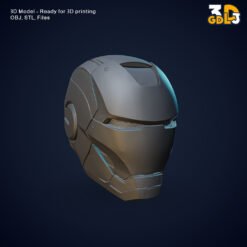 Iron Man Helmet 3D Model – High-Detail STL File