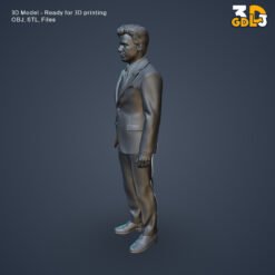 Alternative view of Businessman Figure 3D Model
