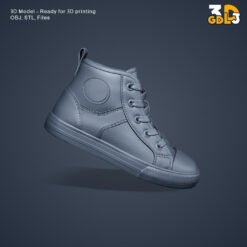 High-Top Sneaker 3D Model - Image 4