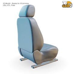 Car Seat 3D Model – High-Detail STL & OBJ Files, 3D Print Ready - Image 3