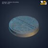 Round Terrain Display Base 3D Model – STL & OBJ
