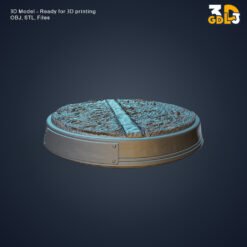 Round Terrain Display Base 3D Model – STL & OBJ - Image 3