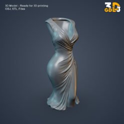 Female Dress Vase 3D Model