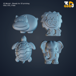 Animals 3D STL Pack – Molds & Casting Ready