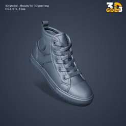 High-Top Sneaker 3D Print File