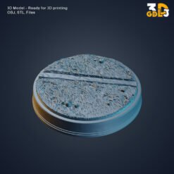 Round Terrain Display Base 3D Model – STL & OBJ - Image 4