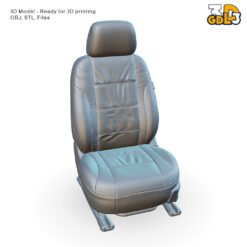 Car Seat 3D Model – High-Detail STL & OBJ Files, 3D Print Ready