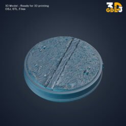Round Terrain Display Base 3D Model – STL & OBJ - Image 5