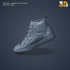 High-Top Sneaker 3D Model - Image 3
