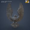 Ornate Eagle Wall Art 3D Model
