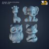 Cute Animals 3D STL Pack – 3D Printing